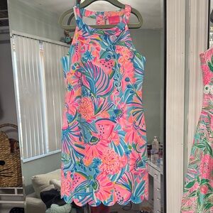Girls Lilly Pulitzer Multicolor Floral Dress - Size 12